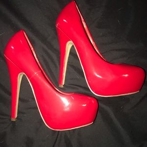 Red high heels
